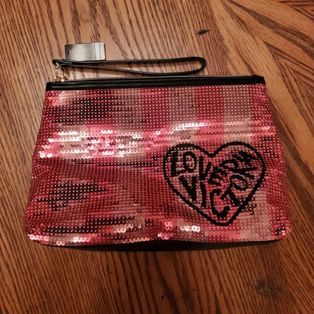 victoria secret cosmetics bag RARE X6